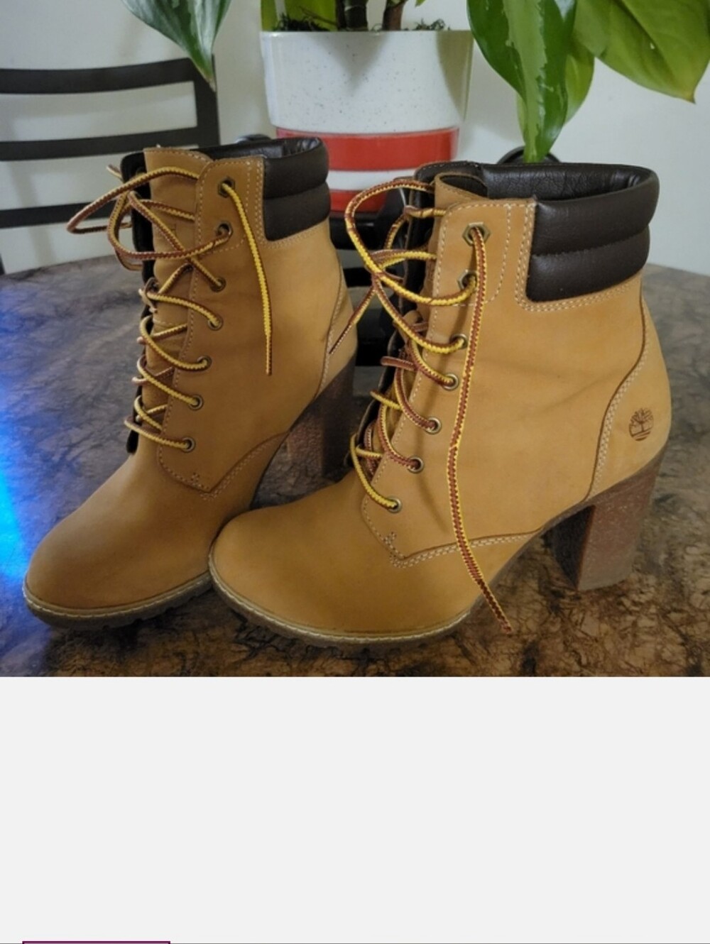 Timberland Womens Nubuck Wheat Boots 6.5